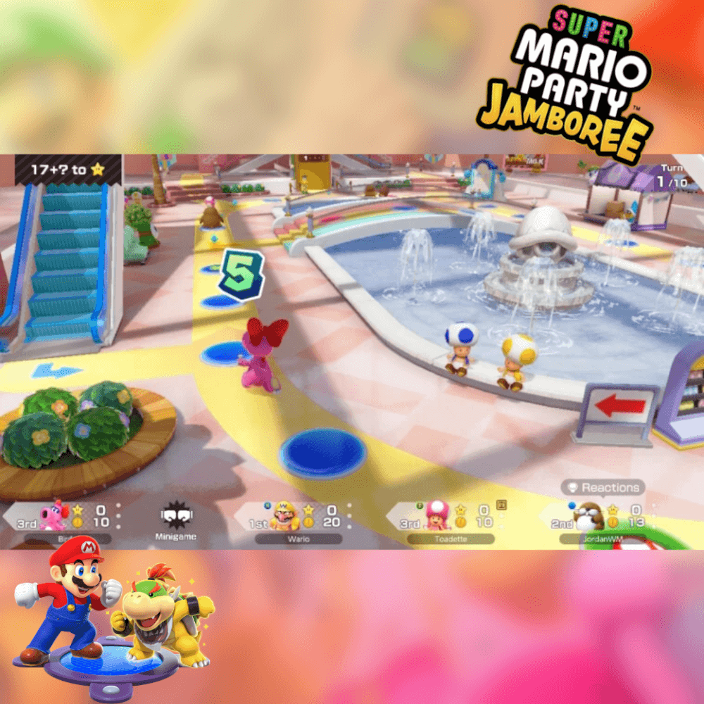 แผ่นเกม Nintendo Switch Game Super Mario Party Jamboree Zone Asia / ภาษาอังกฤษ